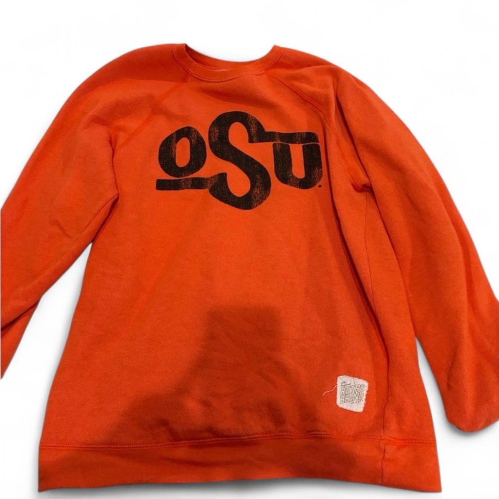 Original Retro Brand Orange Crewneck Sweater
